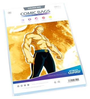 Ultimate Guard Comic Bags wiederverschließbar Golden Size (100)
